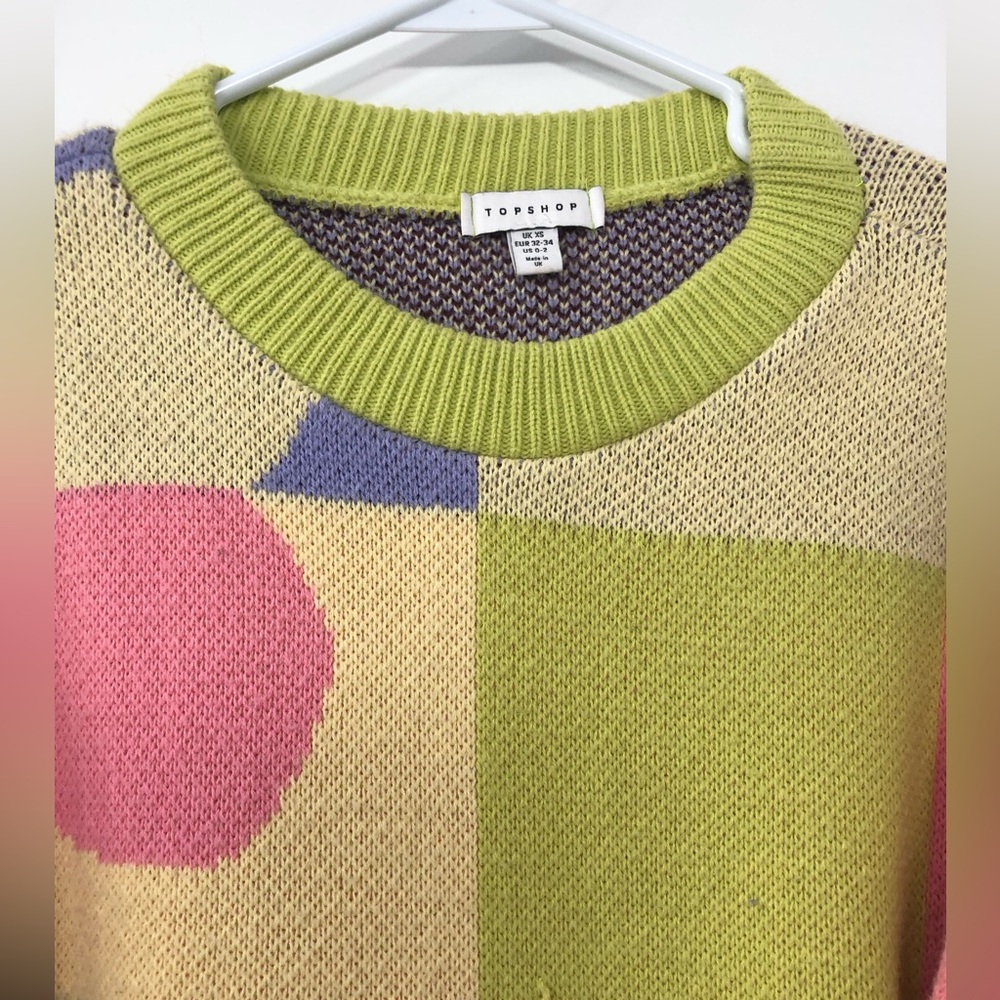 Colorful Patchwork Sweater - Picture 2 of 3